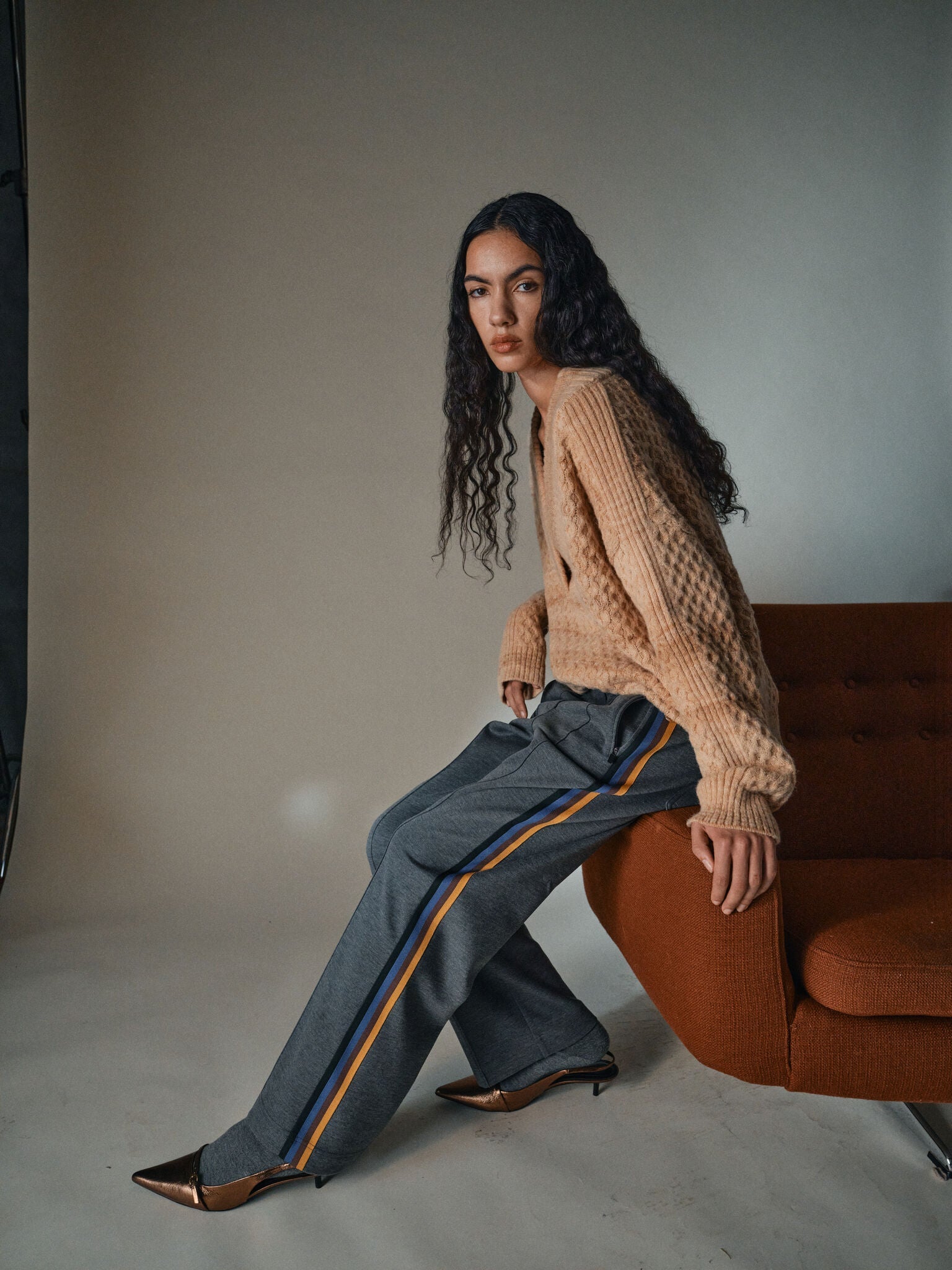 Modelshot / Grey Melange / Detail